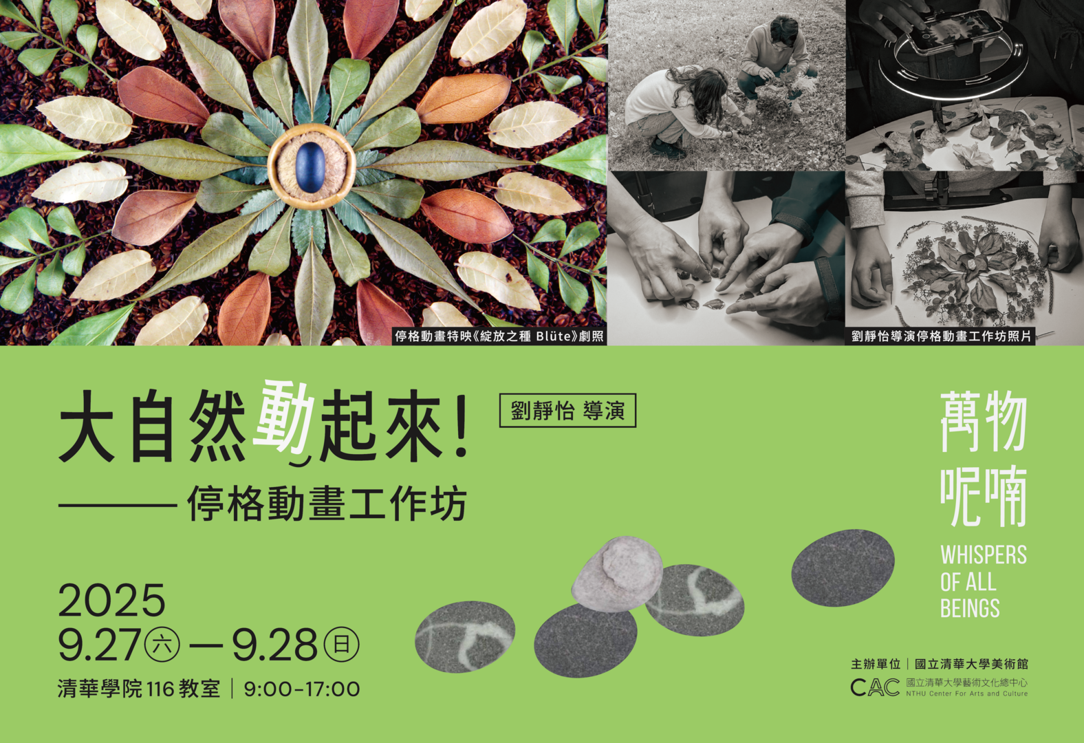 【大自然動起來！】停格動畫工作坊｜劉靜怡導演 / “Nature in Motion! — Stop-Motion Animation Workshop” by Raito Low圖片